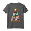 Kawaii Christmas Albero di Natale con Sushi Giapponese Maglietta - Ideale per gli Amanti del Cibo Giapponese e dello Stile Kawaii