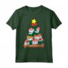 Kawaii Christmas Albero di Natale con Sushi Giapponese Maglietta - Ideale per gli Amanti del Cibo Giapponese e dello Stile Kawaii