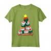 Kawaii Christmas Albero di Natale con Sushi Giapponese Maglietta - Ideale per gli Amanti del Cibo Giapponese e dello Stile Kawaii