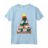 Kawaii Christmas Albero di Natale con Sushi Giapponese Maglietta - Ideale per gli Amanti del Cibo Giapponese e dello Stile Kawaii