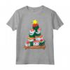 Kawaii Christmas Albero di Natale con Sushi Giapponese Maglietta - Ideale per gli Amanti del Cibo Giapponese e dello Stile Kawaii