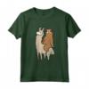 Bradipo su Lama - Divertente Maglietta Regalo per Amanti dei Bradipi e dei Cavalli - Carino Design per Bambini