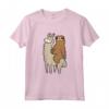 Bradipo su Lama - Divertente Maglietta Regalo per Amanti dei Bradipi e dei Cavalli - Carino Design per Bambini