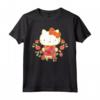 Hello Kitty Capodanno lunare - Maglietta con Licenza Ufficiale HapTiger - Ideale per Appassionati di Hello Kitty