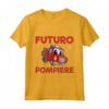 Bambino Pompiere Maglietta - Regalo Divertente con Camion Pompieri per Ragazzi - Ideale per Compleanno o Natale