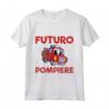 Bambino Pompiere Maglietta - Regalo Divertente con Camion Pompieri per Ragazzi - Ideale per Compleanno o Natale