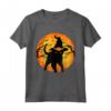 Halloween Spaventoso Gatto Nero - Costume Divertente per Ragazzi, Ragazze e Bambini - Vintage Tee con Cappello da Strega