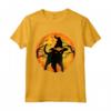 Halloween Spaventoso Gatto Nero - Costume Divertente per Ragazzi, Ragazze e Bambini - Vintage Tee con Cappello da Strega