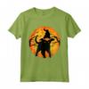 Halloween Spaventoso Gatto Nero - Costume Divertente per Ragazzi, Ragazze e Bambini - Vintage Tee con Cappello da Strega