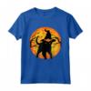 Halloween Spaventoso Gatto Nero - Costume Divertente per Ragazzi, Ragazze e Bambini - Vintage Tee con Cappello da Strega