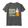 Biberon per Papà in Attesa 2023 - Annuncio per Bambini 2023 Maglietta - Regalo Divertente per il Futuro Papà del 2023