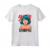 Notice Me Senpai - Maglietta Otaku Waifu per Amanti di Anime e Manga - Ideale per Compleanni o Natale