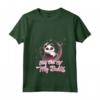 Donna Stay Out Of My Bubble Cute Introvert Panda Bear Bubbles Maglietta con Collo a V - Unique Geeky Sarcastic Design - Perfect Gift for Panda Lovers