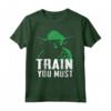 Star Wars Yoda Train You Must Active C1 Maglietta - Officially Licensed Apparel for Fans - Buy Now