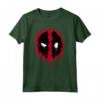 HapTiger Deadpool Paint Splatter Logo Maglietta - Official Marvel Licensed Apparel for Fans