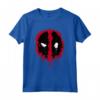 HapTiger Deadpool Paint Splatter Logo Maglietta - Official Marvel Licensed Apparel for Fans