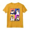 HapTiger Penguins Cute And Cuddly Text Poster Maglietta - Officially Licensed Apparel for Penguin Lovers