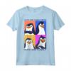 HapTiger Penguins Cute And Cuddly Text Poster Maglietta - Officially Licensed Apparel for Penguin Lovers
