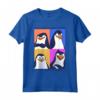 HapTiger Penguins Cute And Cuddly Text Poster Maglietta - Officially Licensed Apparel for Penguin Lovers