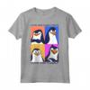 HapTiger Penguins Cute And Cuddly Text Poster Maglietta - Officially Licensed Apparel for Penguin Lovers