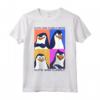 HapTiger Penguins Cute And Cuddly Text Poster Maglietta - Officially Licensed Apparel for Penguin Lovers