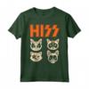 Hiss Funny Cats Kittens Rock Rockin Maglietta - Unique Cat Lover Tee for Punk Rock Enthusiasts