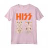 Hiss Funny Cats Kittens Rock Rockin Maglietta - Unique Cat Lover Tee for Punk Rock Enthusiasts