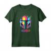 Star Wars The Mandalorian Mando Helmet Neon Maglietta - Official Merchandise for Men, Women, Boys, and Girls