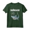 Sharkasm Sarcasmus e Squalo Vegetariano - Maglietta Divertente con Citazioni - Regalo Unico per Uomini, Donne e Bambini