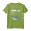 Sharkasm Sarcasmus e Squalo Vegetariano - Maglietta Divertente con Citazioni - Regalo Unico per Uomini, Donne e Bambini