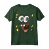 SpongeBob SquarePants Large Face Costume Maglietta - Officially Licensed Apparel by Viacom - Created by Stephen Hillenburg