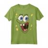 SpongeBob SquarePants Large Face Costume Maglietta - Officially Licensed Apparel by Viacom - Created by Stephen Hillenburg