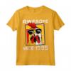 Gallo con occhiali da sole Awesome Since 1995 - 27th Maglietta Compleanno Unica e Originale per Uomo e Donna