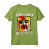 Gallo con occhiali da sole Awesome Since 1995 - 27th Maglietta Compleanno Unica e Originale per Uomo e Donna