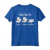 Gamer Triathlete Funny Gaming Kitten Cat Playing Video Game Maglietta - Eat, Game, Sleep, Repeat - Perfect Gift for Gamers and Cat Lovers
