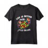 Life Better Jelly Bean Candy Fruity Juicy Bean Day Maglietta - Funny Bean Lover Gift Idea - Humorous Graphic Tee for Food Enthusiasts