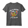 Life Better Jelly Bean Candy Fruity Juicy Bean Day Maglietta - Funny Bean Lover Gift Idea - Humorous Graphic Tee for Food Enthusiasts