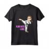 Bambino Carina ragazza karate Maglietta - Karate: la via per la forza e la disciplina - Regalo unico per gli amanti delle arti marziali