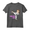 Bambino Carina ragazza karate Maglietta - Karate: la via per la forza e la disciplina - Regalo unico per gli amanti delle arti marziali