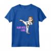 Bambino Carina ragazza karate Maglietta - Karate: la via per la forza e la disciplina - Regalo unico per gli amanti delle arti marziali