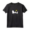 HapTiger Snoopy Woodstock T-shirt arcobaleno Felpa con Cappuccio - Licenza ufficiale Peanuts - Ideale per Fan di Snoopy