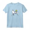 HapTiger Snoopy Woodstock T-shirt arcobaleno Felpa con Cappuccio - Licenza ufficiale Peanuts - Ideale per Fan di Snoopy