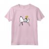 HapTiger Snoopy Woodstock T-shirt arcobaleno Felpa con Cappuccio - Licenza ufficiale Peanuts - Ideale per Fan di Snoopy
