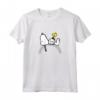 HapTiger Snoopy Woodstock T-shirt arcobaleno Felpa con Cappuccio - Licenza ufficiale Peanuts - Ideale per Fan di Snoopy