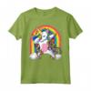 Dabbing Unicorn Shirt Girls Kids Women - Rainbow Maglietta for Unicorn Birthday Party - Cool Dab Unicorn Design