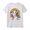 Dabbing Unicorn Shirt Girls Kids Women - Rainbow Maglietta for Unicorn Birthday Party - Cool Dab Unicorn Design