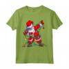 Natale Dabbing Santa - Maglietta Uomo Bambini Ragazzi - Ideale Regalo di Natale con Luci Albero