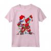 Natale Dabbing Santa - Maglietta Uomo Bambini Ragazzi - Ideale Regalo di Natale con Luci Albero