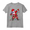 Natale Dabbing Santa - Maglietta Uomo Bambini Ragazzi - Ideale Regalo di Natale con Luci Albero