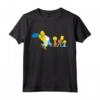 HapTiger The Simpsons Family Kiss Maglietta - Official Merchandise for Adults, Kids, and Couples - Funny Family Tee Shirts